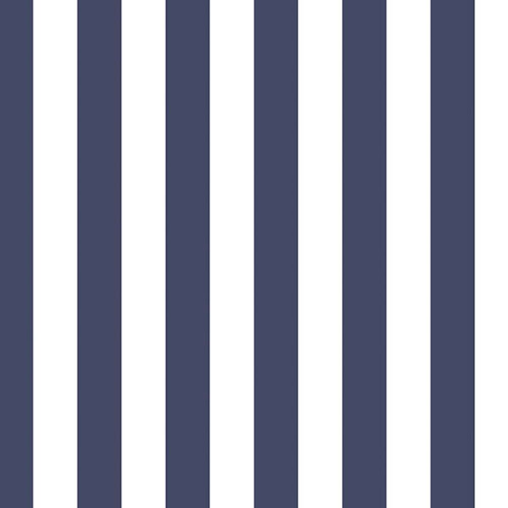 Patton Wallcoverings SH34502 Simply Stripes 3 1.25" Regency Stripe Wallpaper in Navy, Blue, Deep Blue, Indigo, Nautical Blue